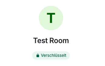 Darstellung eines verschlüsselten Matrix-Raumes