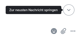 Makierung des zur neusten Nachricht-springen buttons
